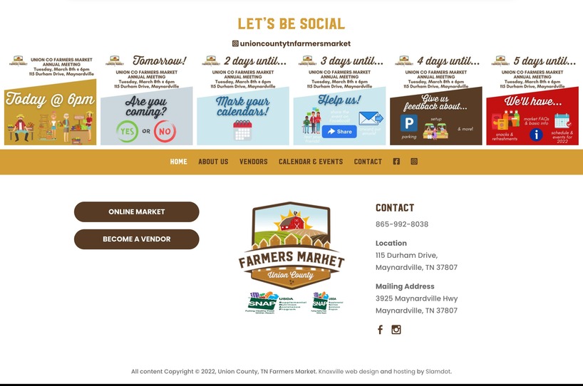 Union County, TN Farmers Market