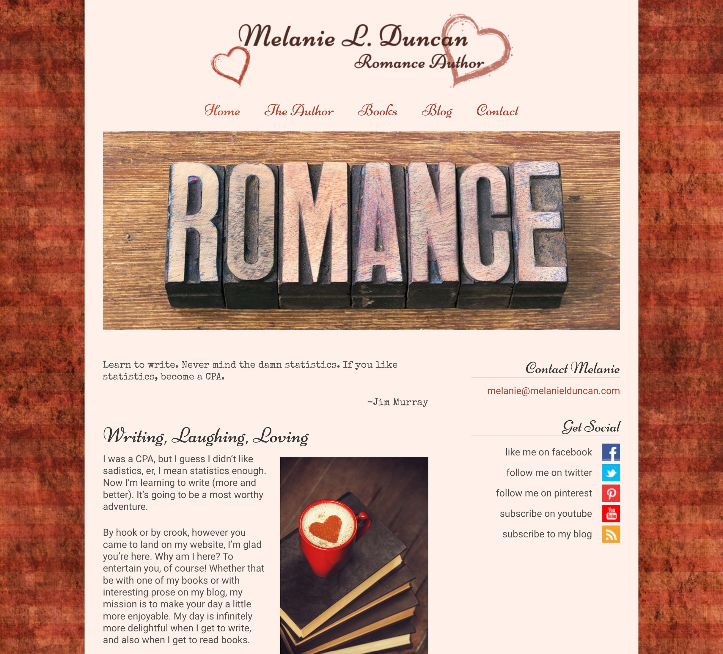 Melanie L. Duncan, Romance Author